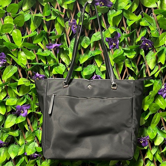 Kate Spade Black Nylon Tote - Picture 1 of 11